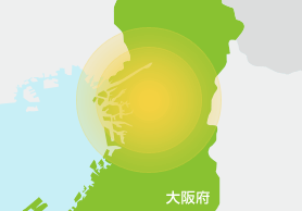 不用品回収対応エリア 地図